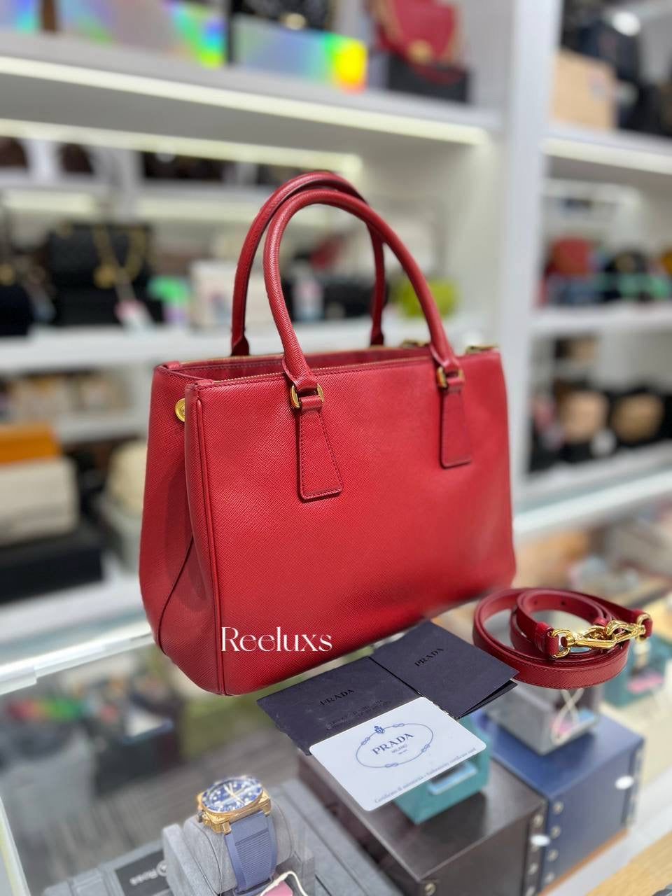 PRADA Saffiano Galleria Tote Bag