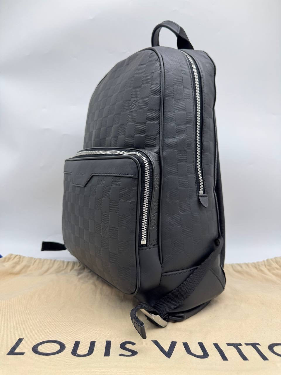 LOUIS VUITTON LV Campus Backpack Damier Black Leather