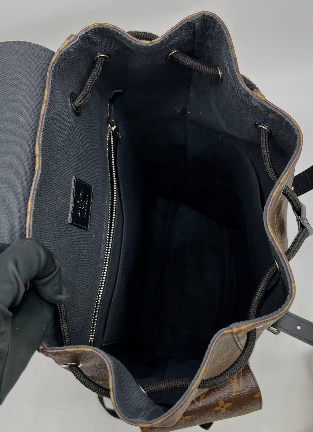 LOUIS VUITTON Monogram Macassar Christopher PM Backpack - Reeluxs 