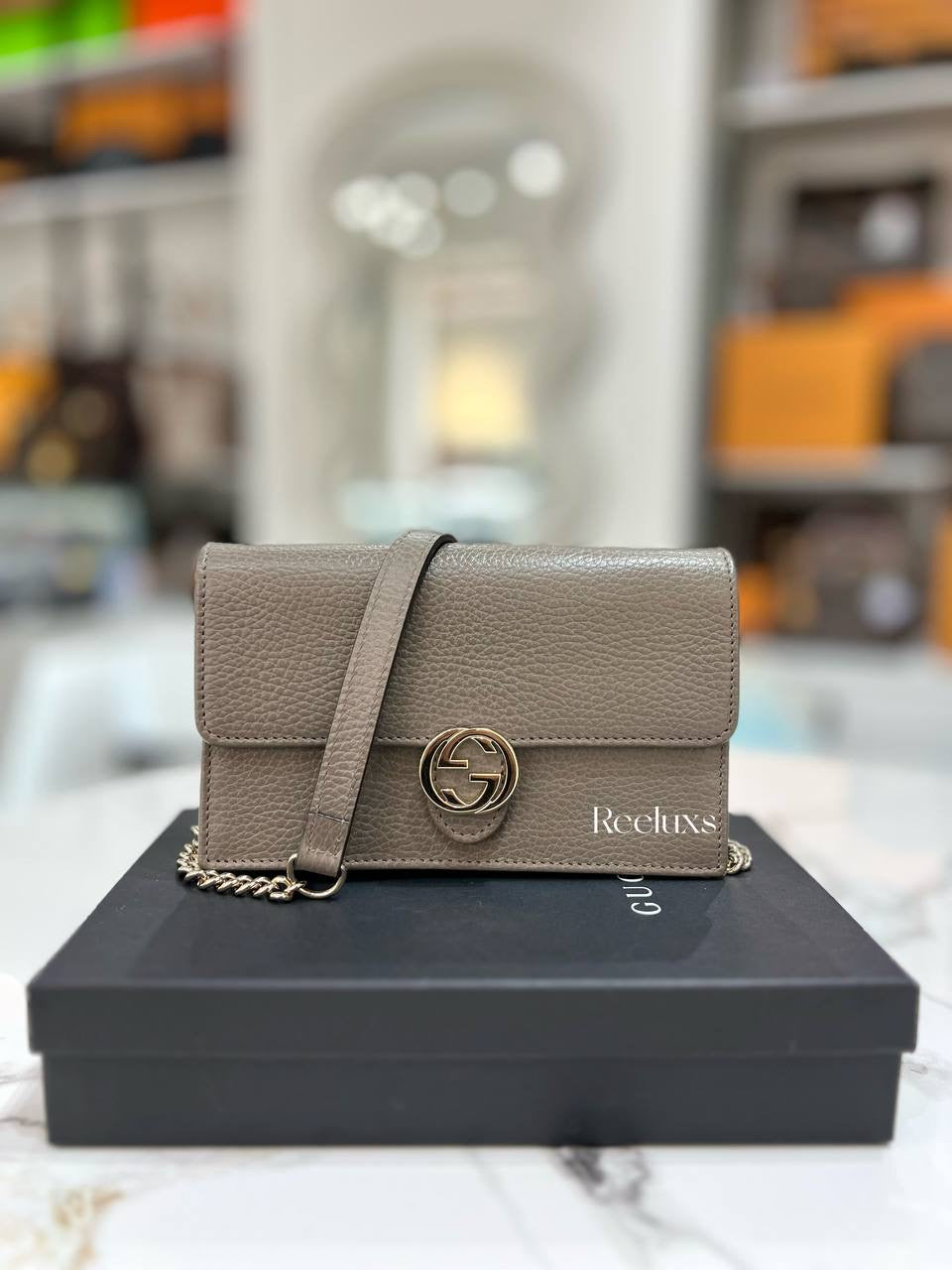 GUCCI Interlocking G Wallet On Chain ( WOC )