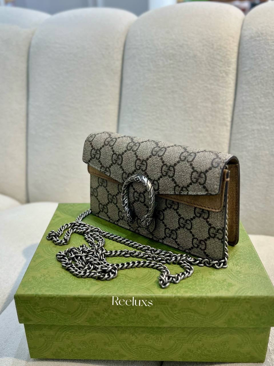 FULL SET GUCCI Dionysus GG Super Mini Slingbag