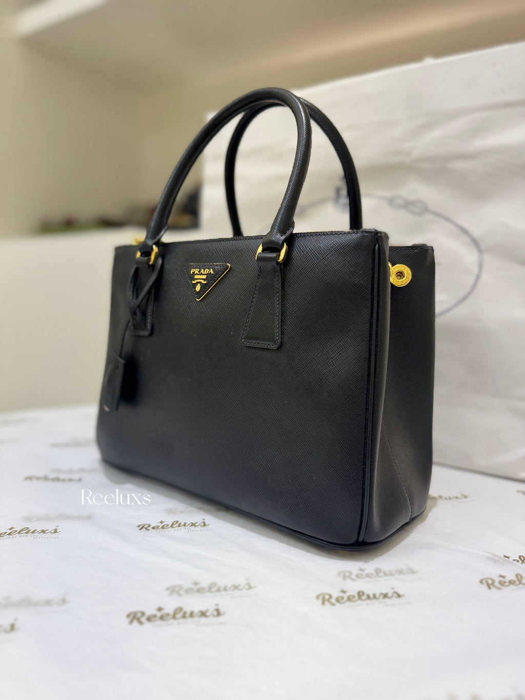 PRADA Galleria Saffiano Leather Tote Bag