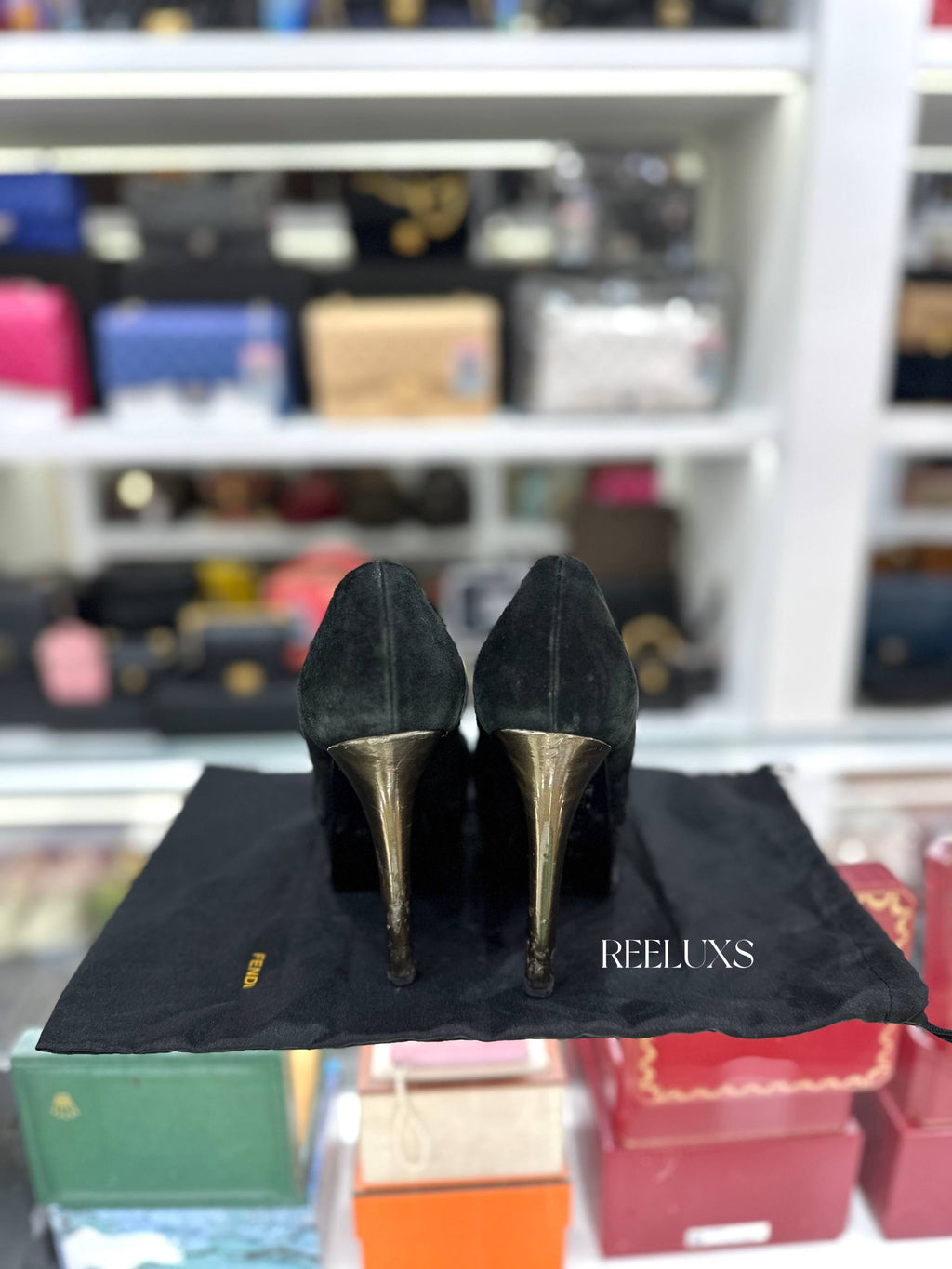 FENDI Fendista Platform Pumps