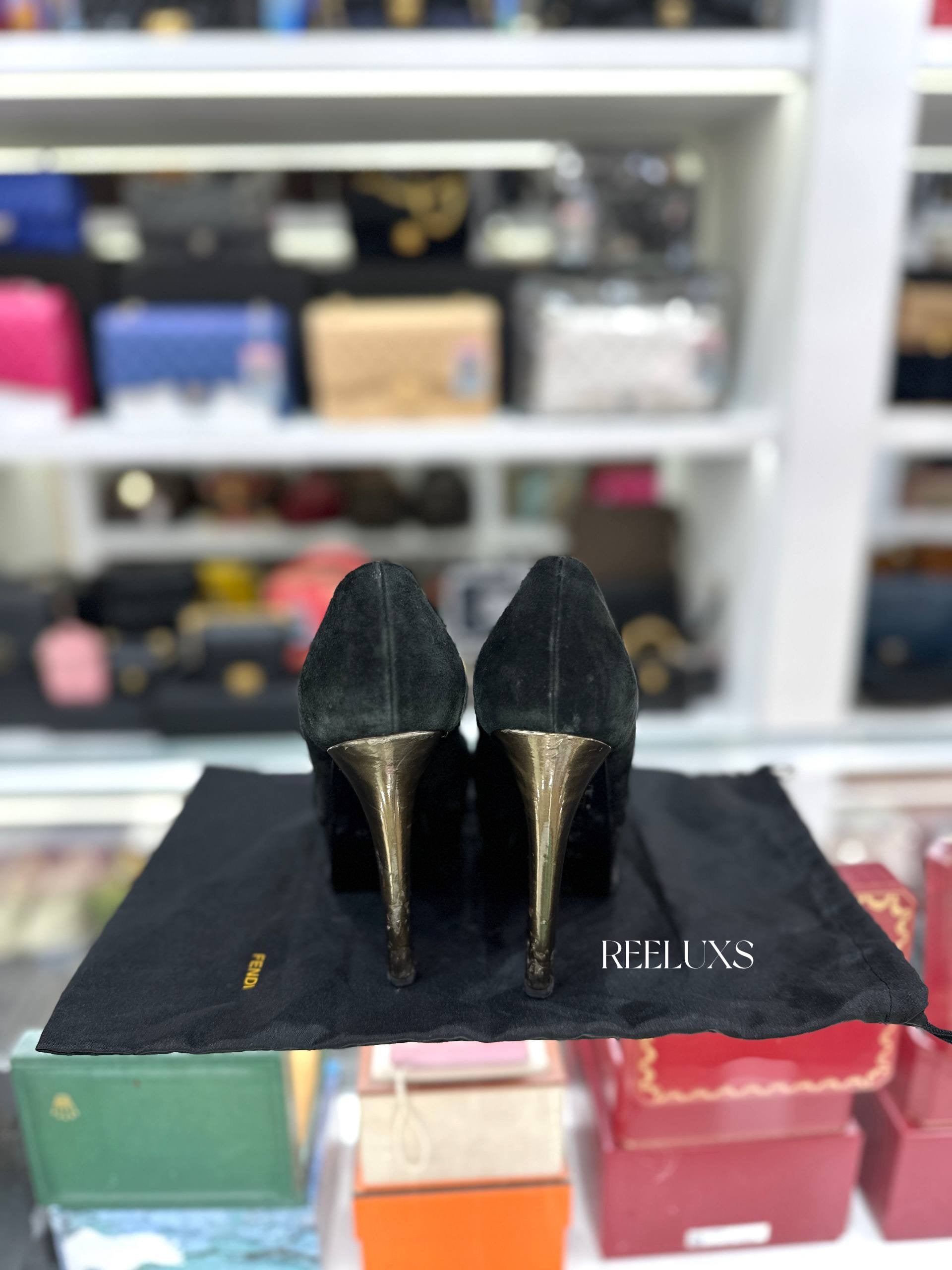 FENDI Fendista Platform Pumps