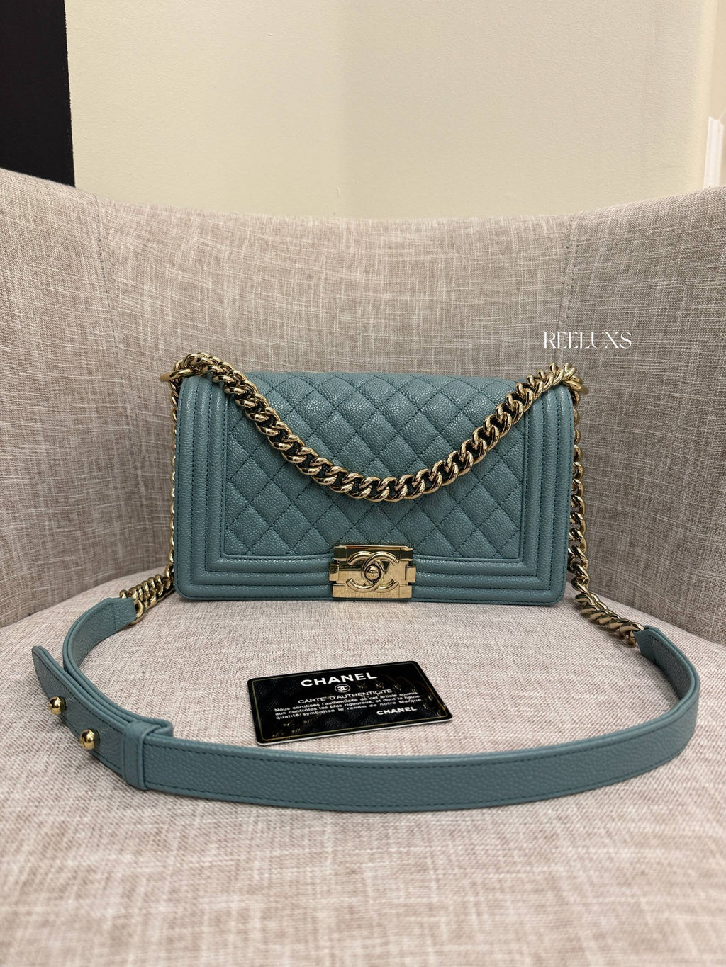 CHANEL Old Medium Boy Bag