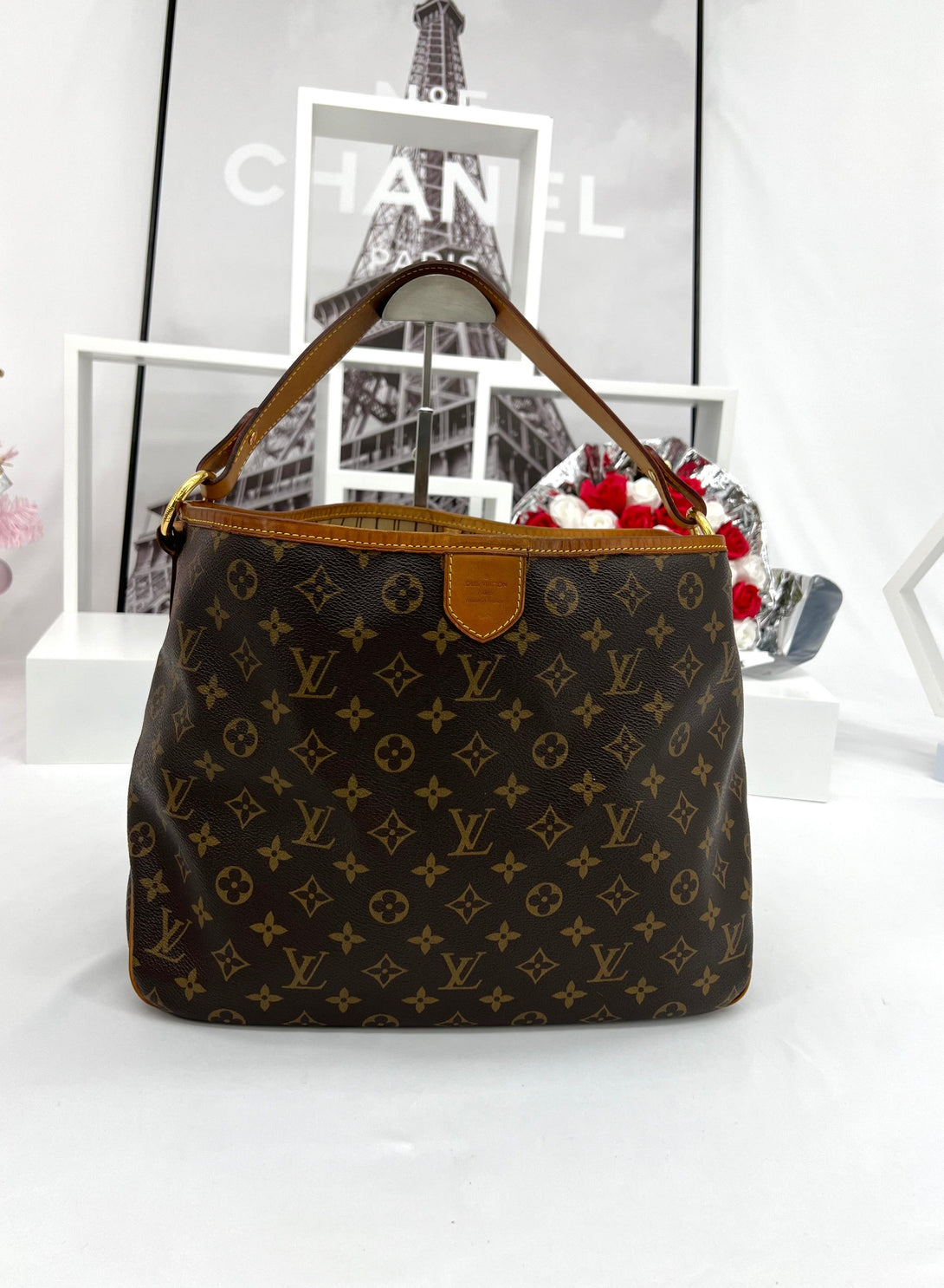 LOUIS VUITTON Monogram Delightful PM Shoulder Bag - Reeluxs 