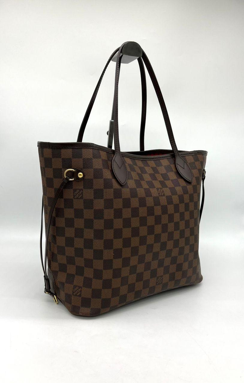 Louis Vuitton Damier Ebene Neverfull MM Shoulder Bag - Reeluxs 