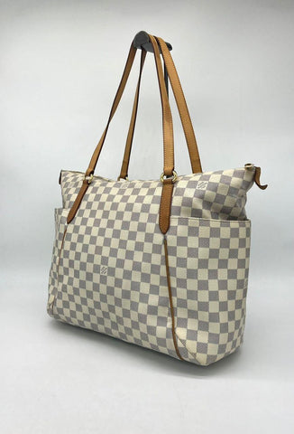 LOUIS VUITTON Damier Azur Totally Tote Bag - Reeluxs 