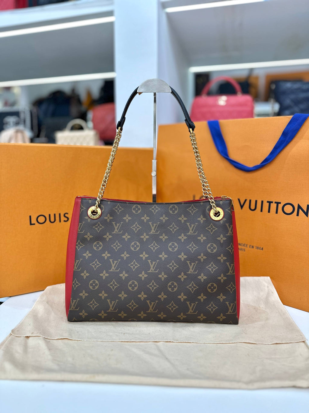 LOUIS VUITTON LV Surène MM Monogram Canvas Shoulder Bag