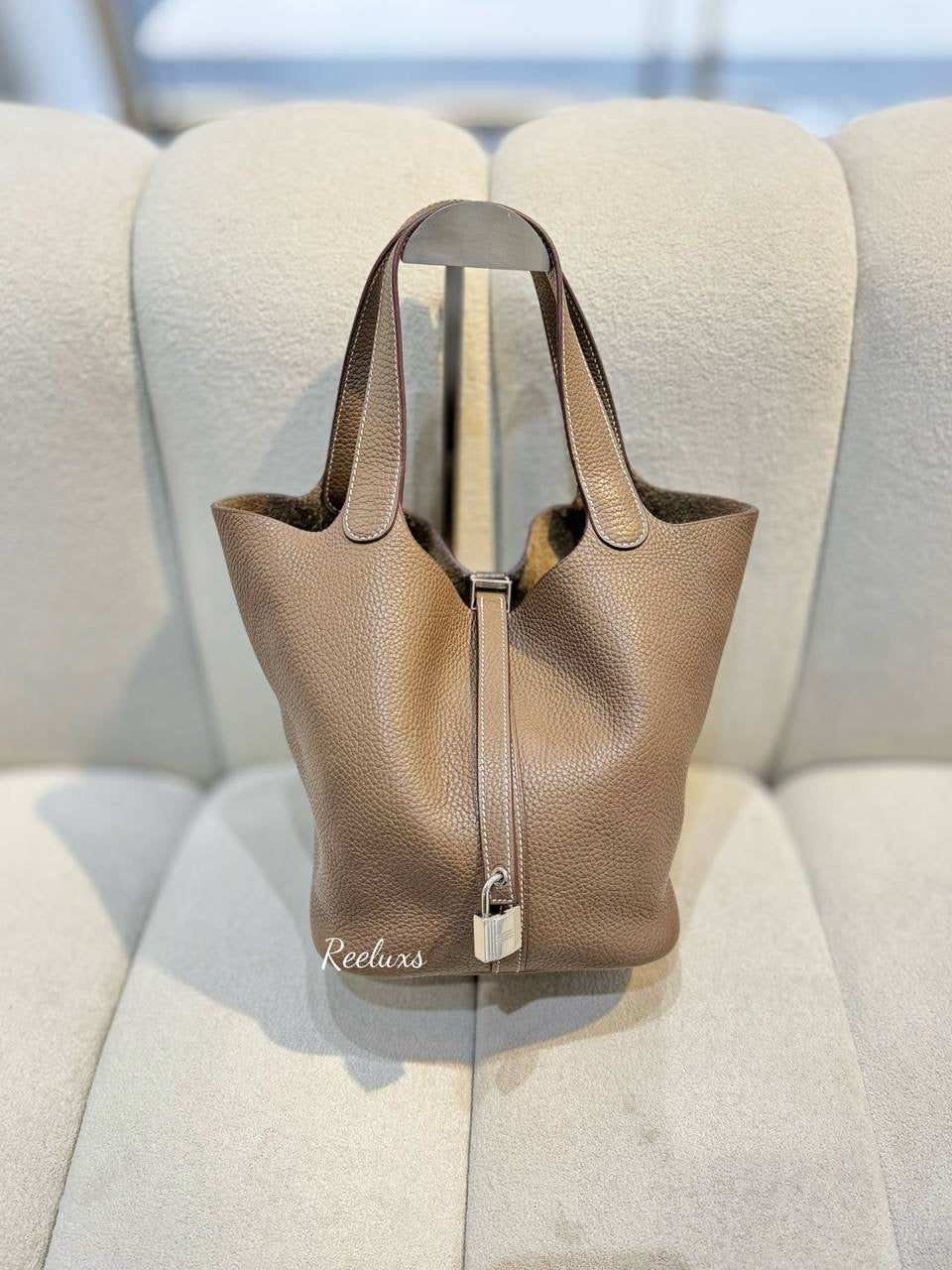 HERMES Picotin Lock 22  PHW Handbag