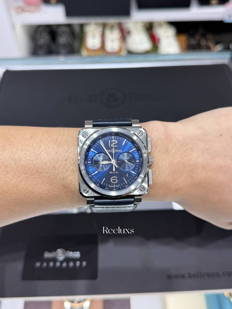 Bell & Ross BR 03-94 Blue Steel Chronograph-42 mm