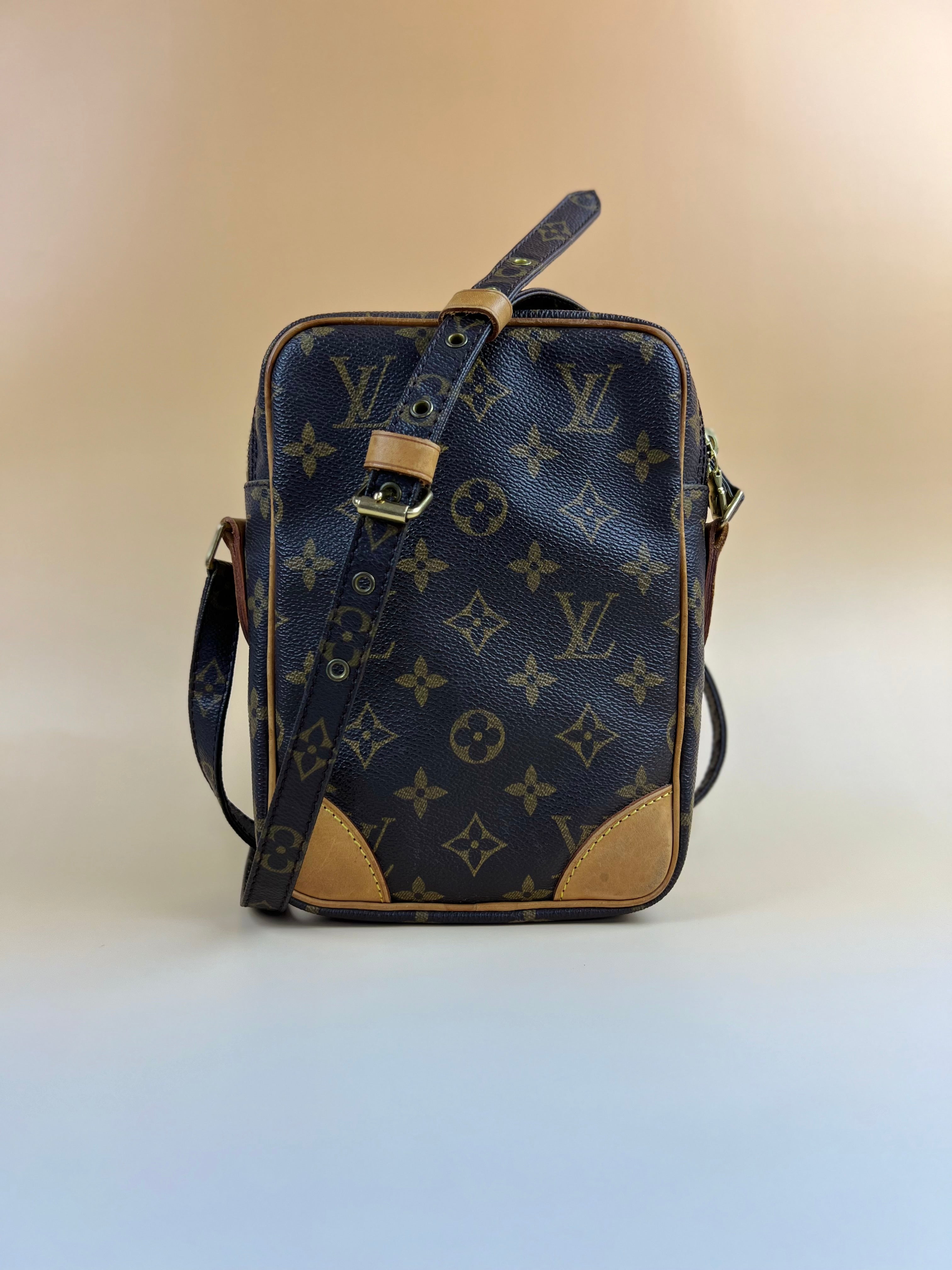 LOUIS VUITTON Danube Monogram Canvas Shoulder Bag For Women - Reeluxs 