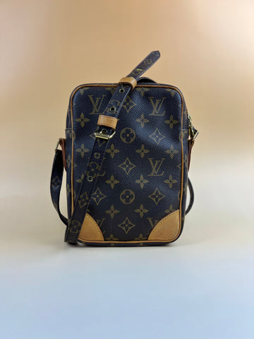 LOUIS VUITTON Danube Monogram Canvas Shoulder Bag For Women - Reeluxs 