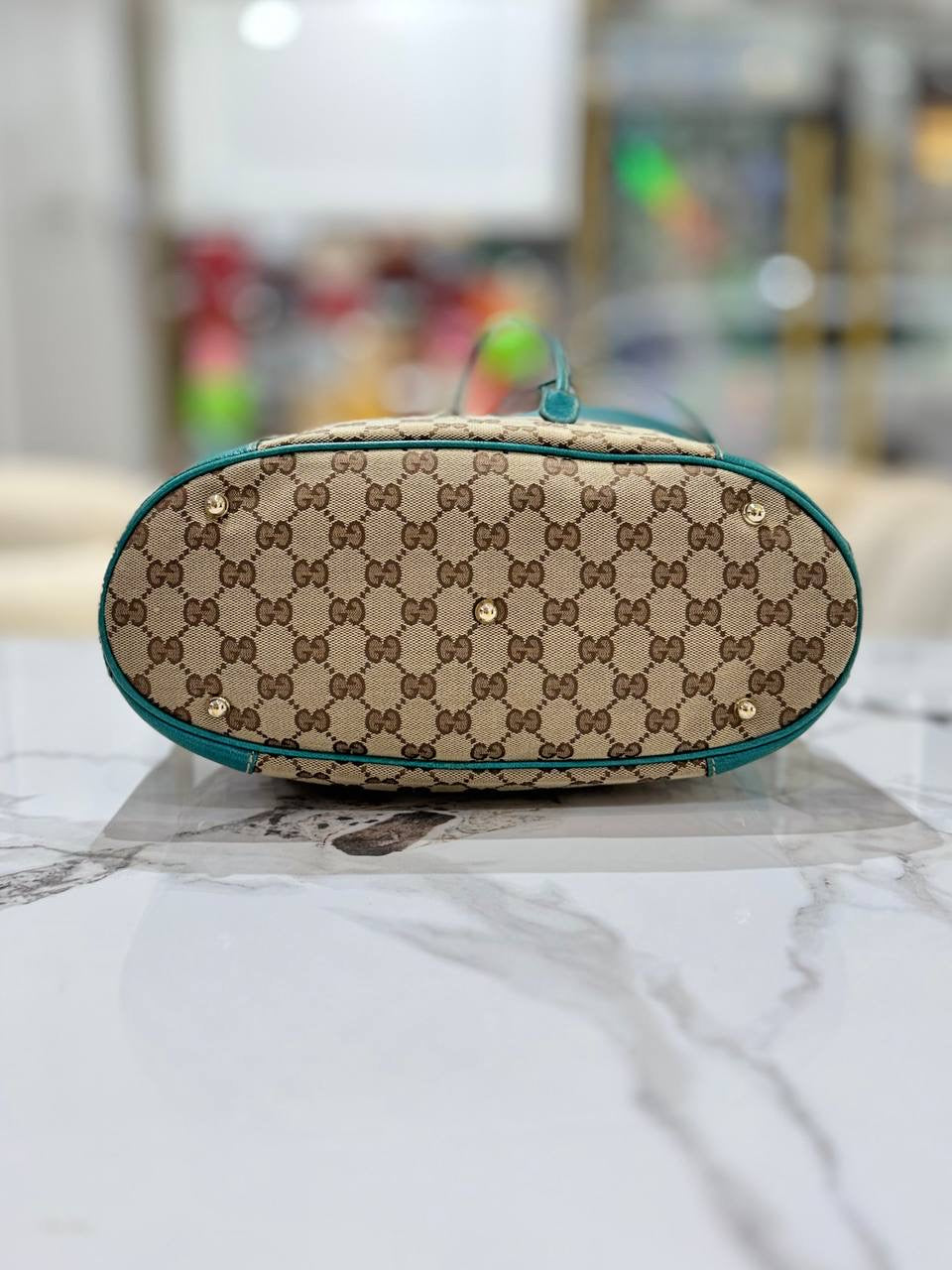 GUCCI  GG Canvas Bucket Bag