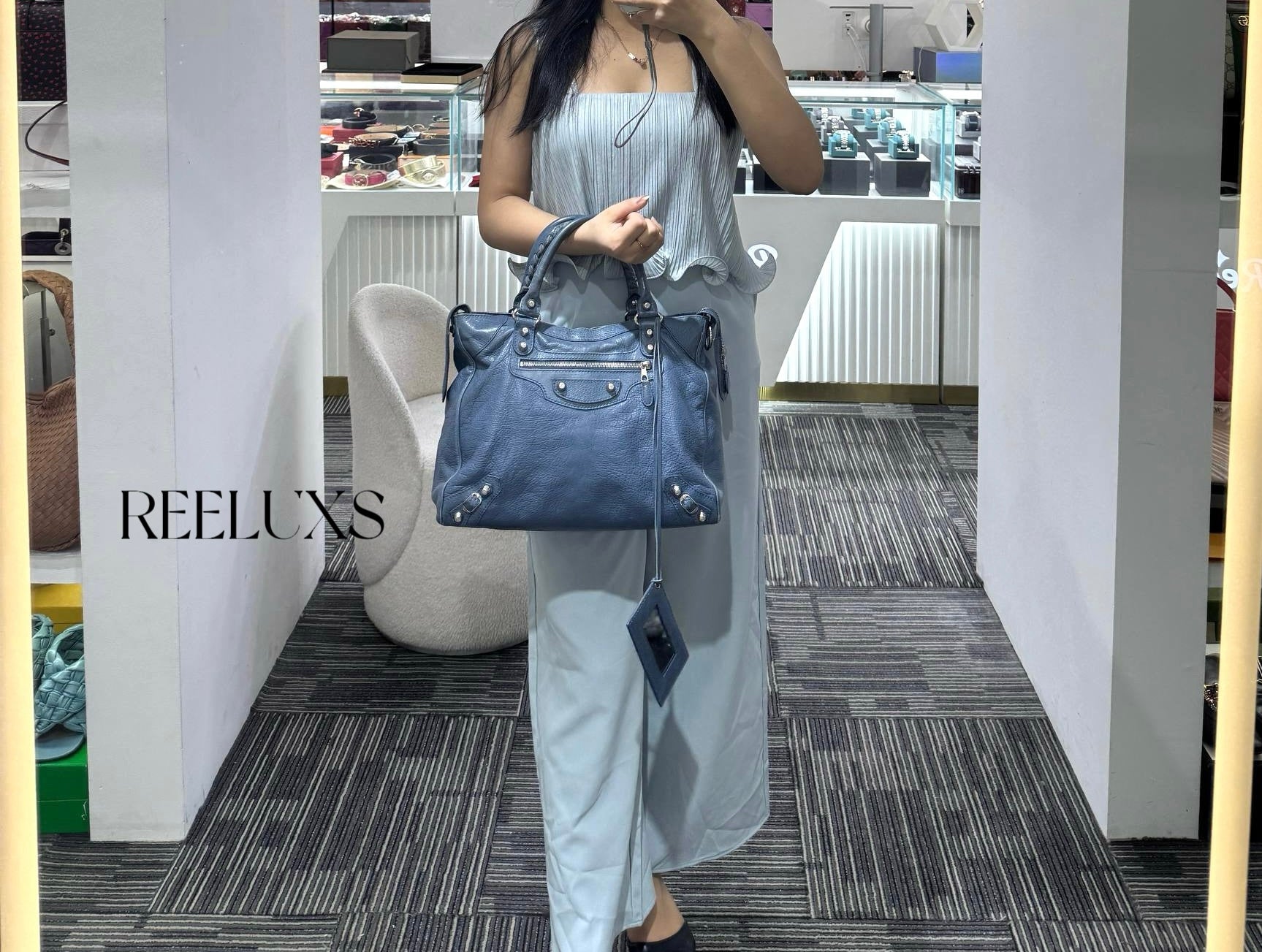 BALENCIAGA Velo bag featuring Giant 12 Silver Hardware (g12)