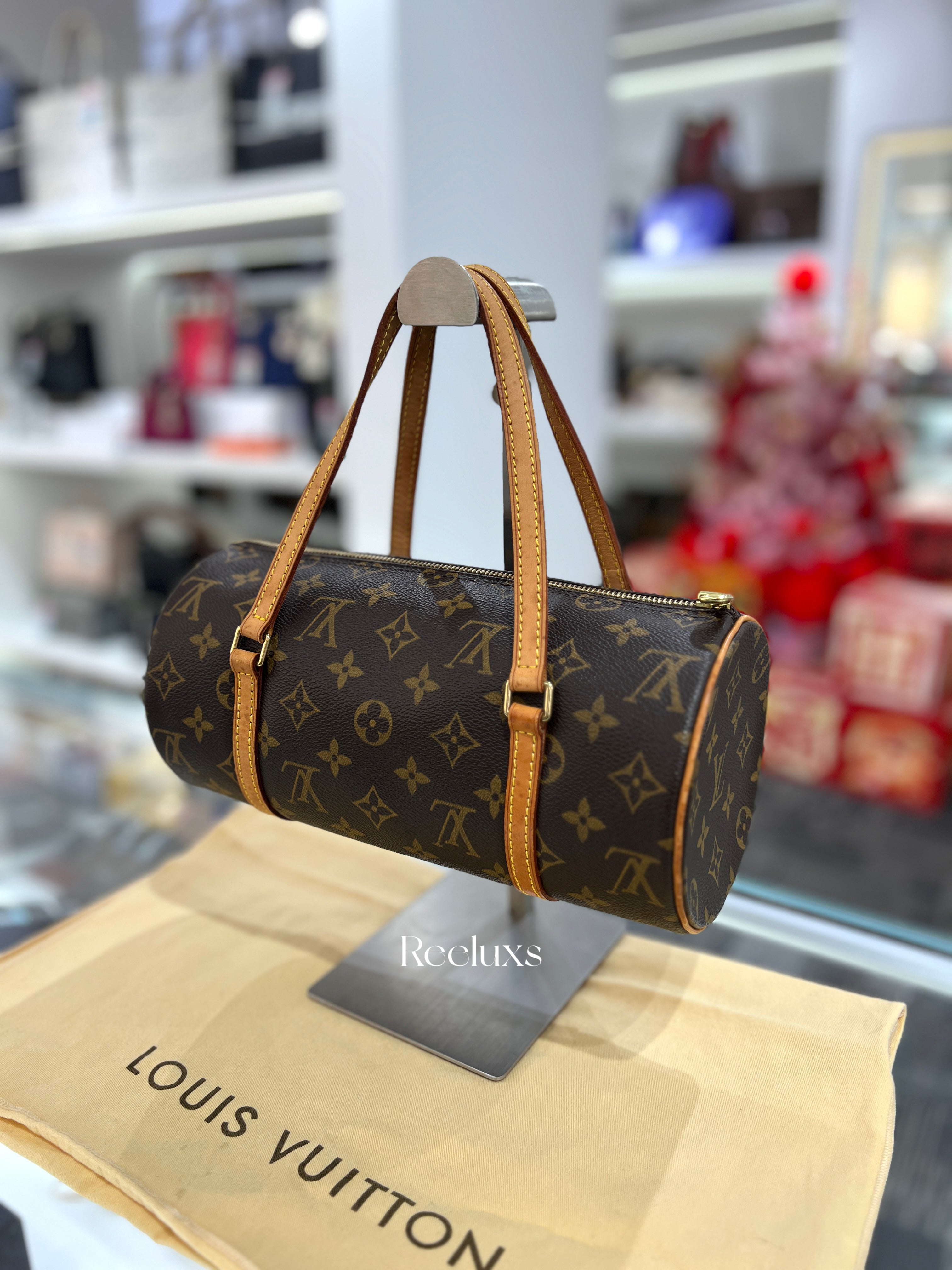 LOUIS VUITTON Papillon Monogram Handbag