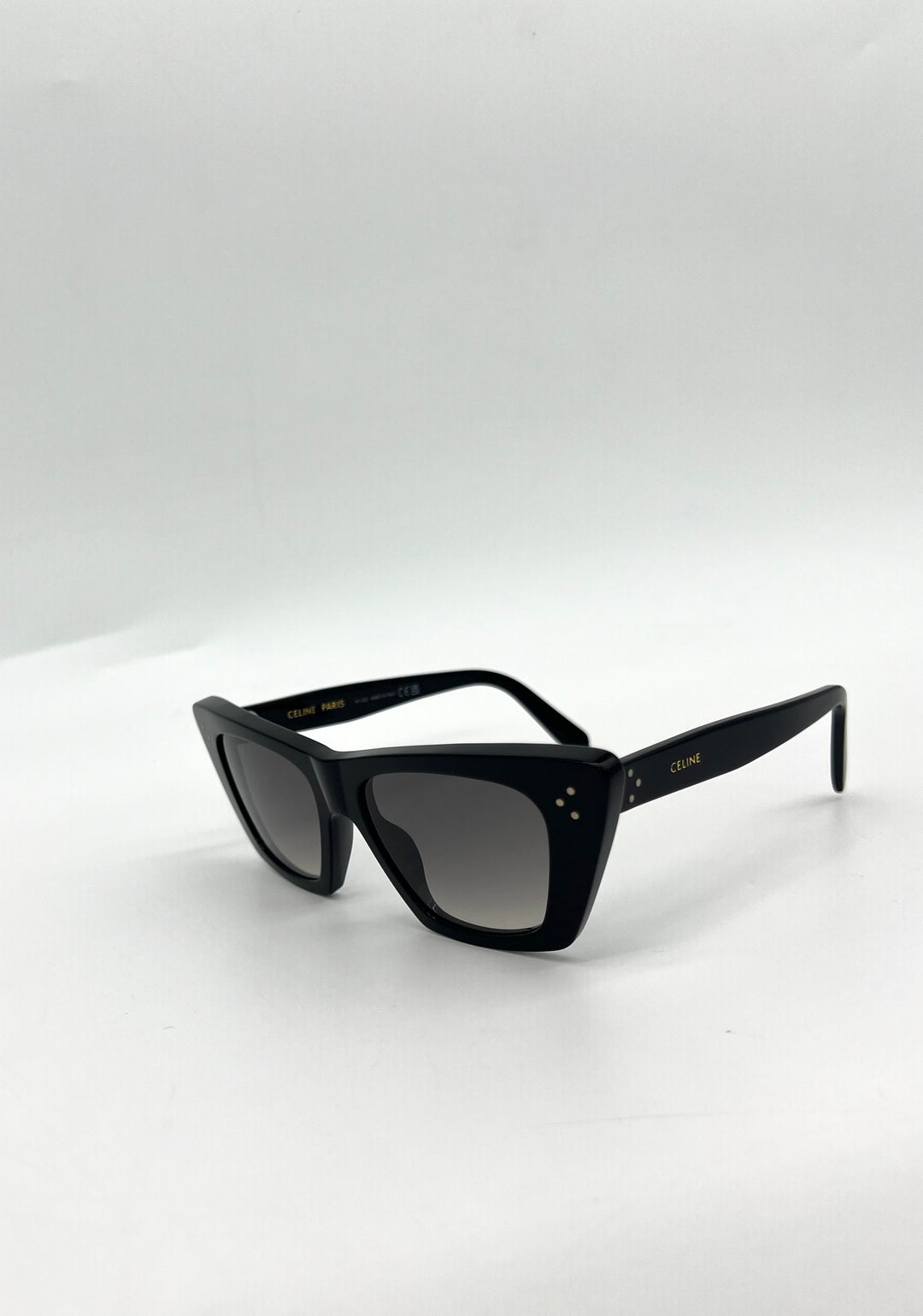 CELINE Sunglasses Black Cat Eye