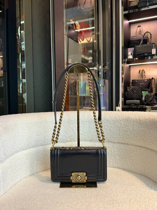 Chanel Boy leather crossbody bag