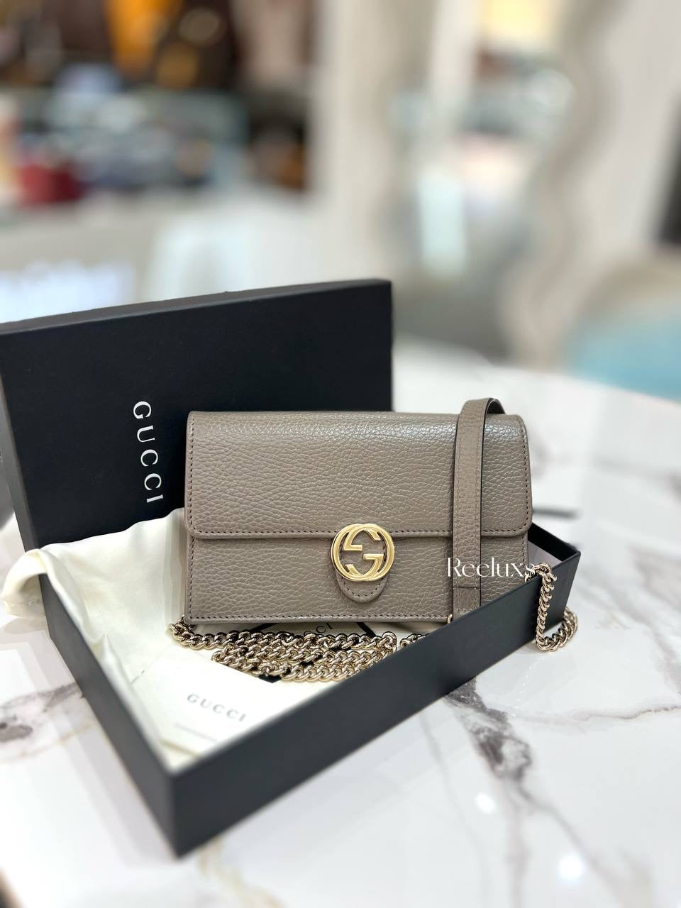 GUCCI Interlocking G Wallet On Chain ( WOC )
