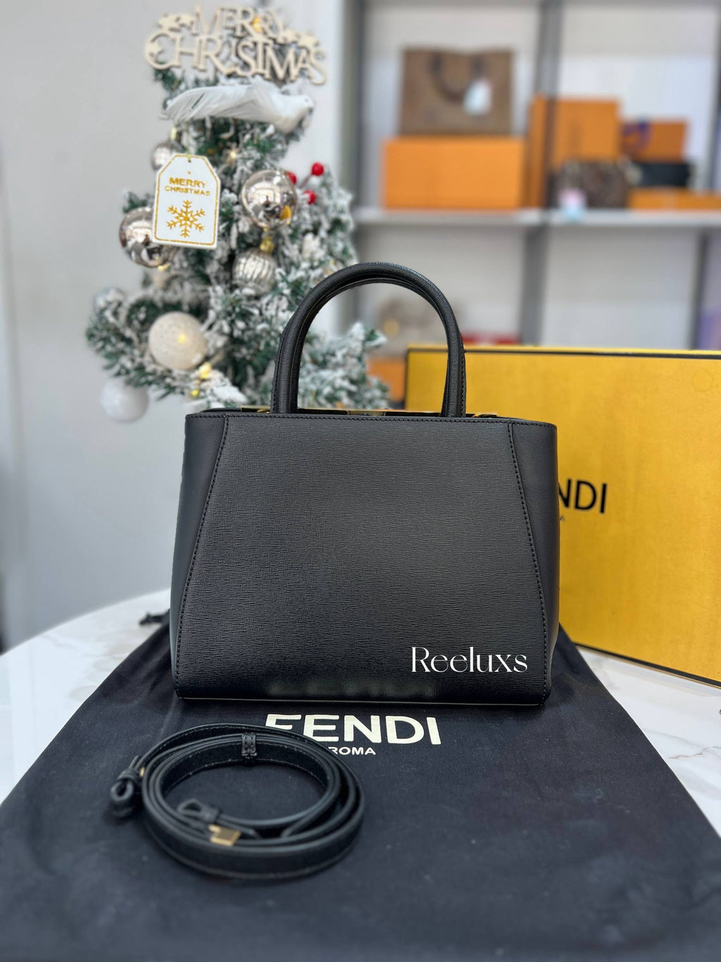 FENDI Black 2Jours Bag