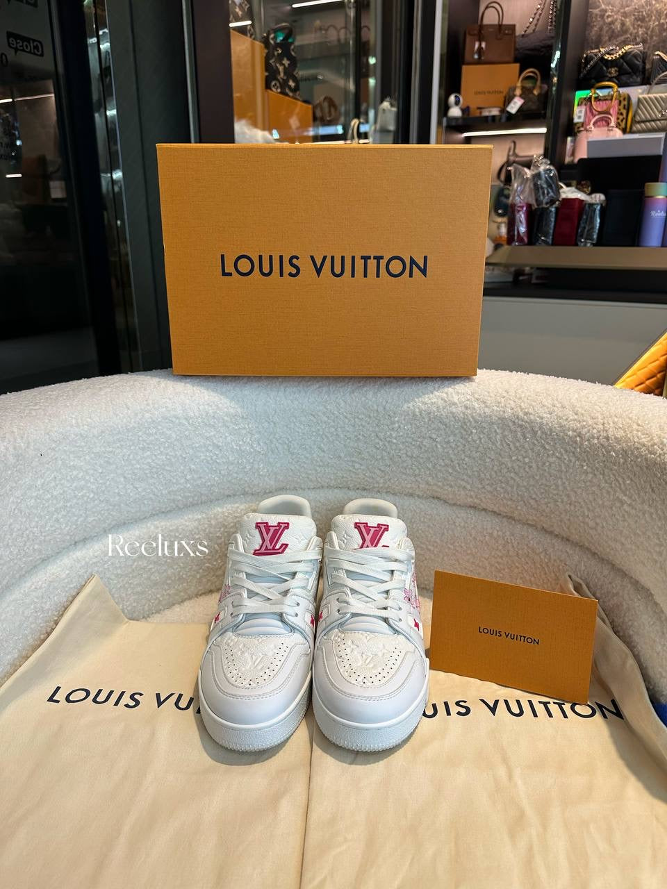 LOUIS VUITTON X TAKASHI MURAKAMI Cherry Blossom Sakura Sneaker