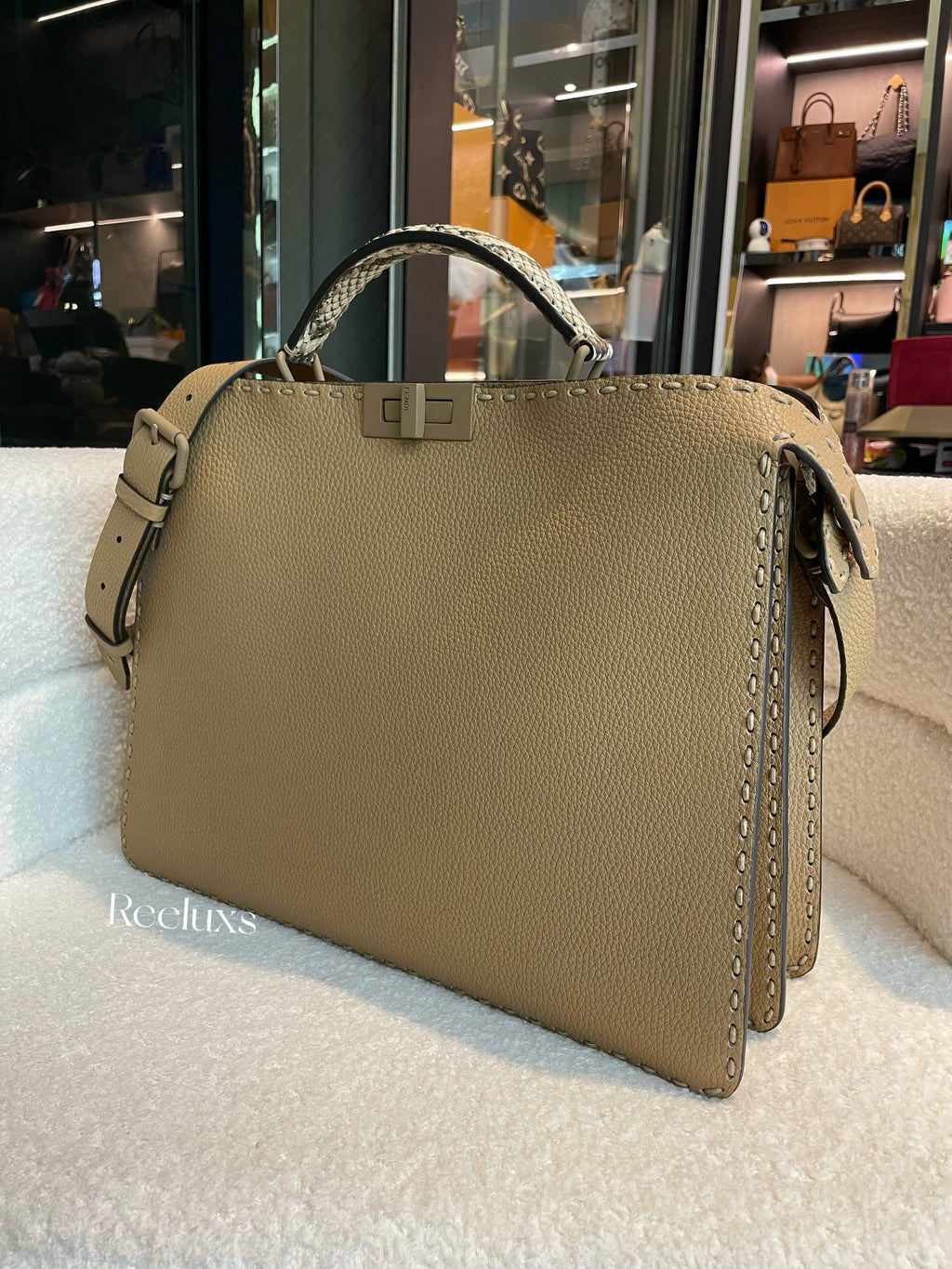 FENDI Peekaboo Icy You Medium 2way Handbag