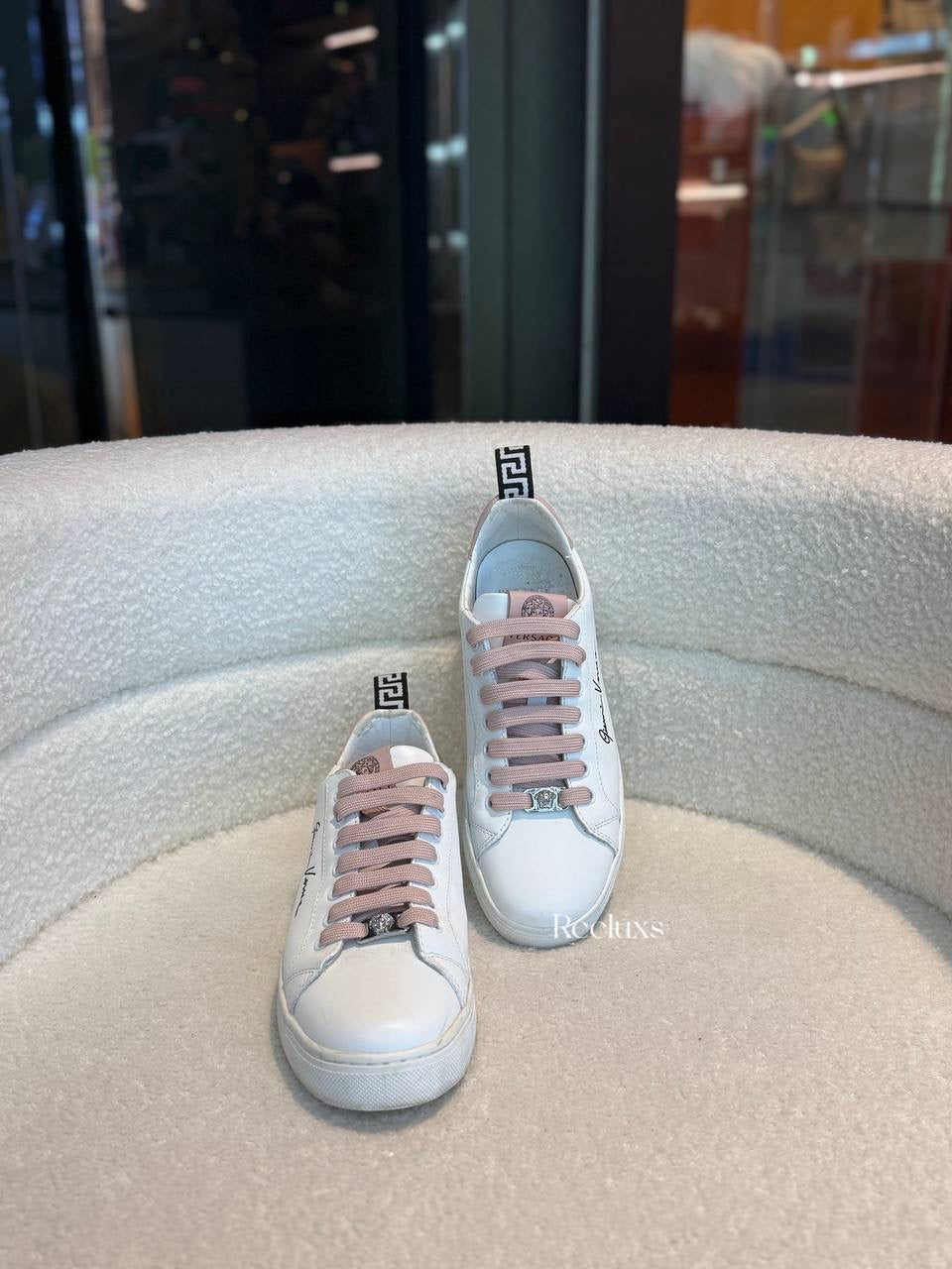 Versace low top sneaker vitello