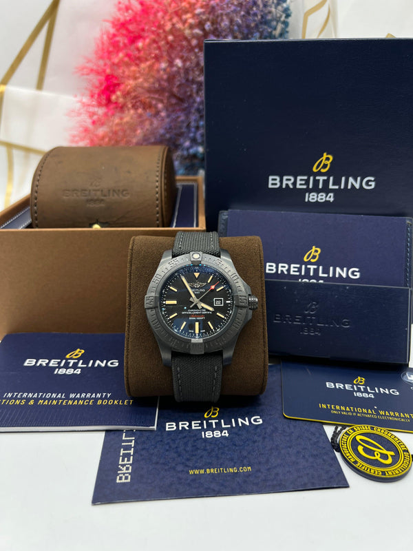 New Arrival Z Factory Replica Breitling Avenger Titanium Watch – Black Bird Are Sailing The Sky - Reeluxs 