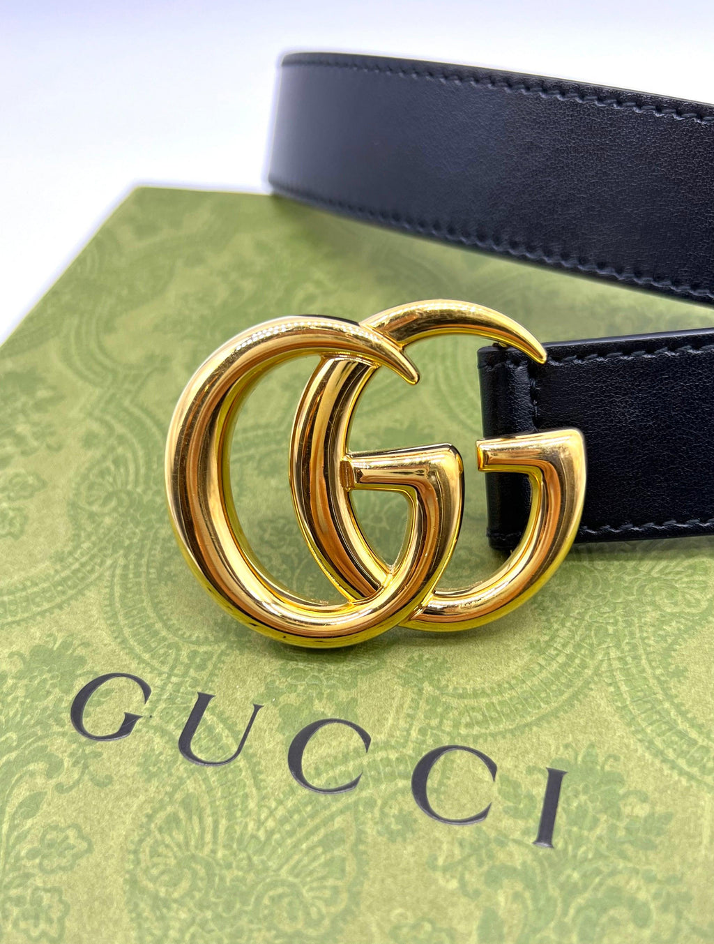 GUCCI marmont double G buckle belt - Reeluxs 