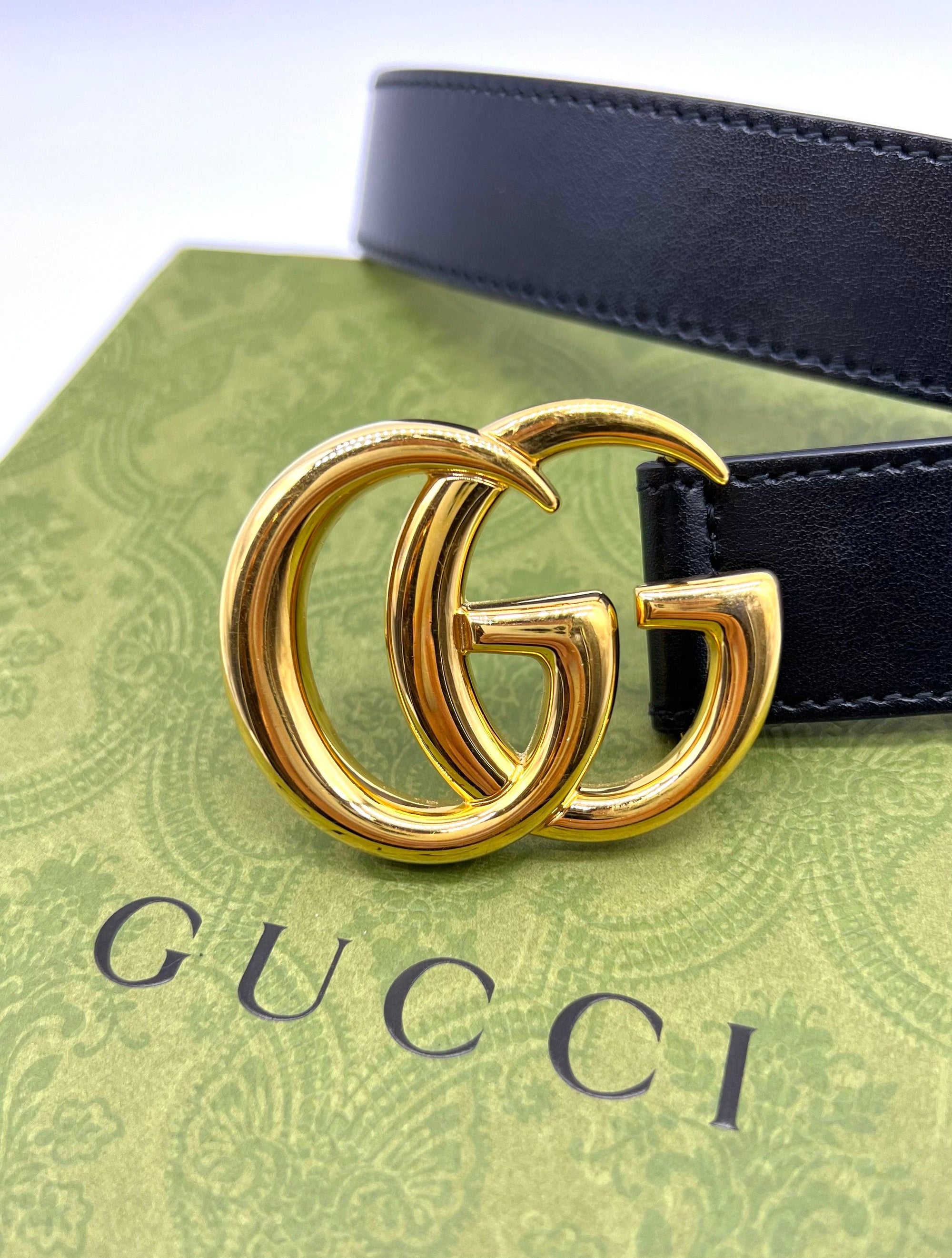GUCCI marmont double G buckle belt - Reeluxs 