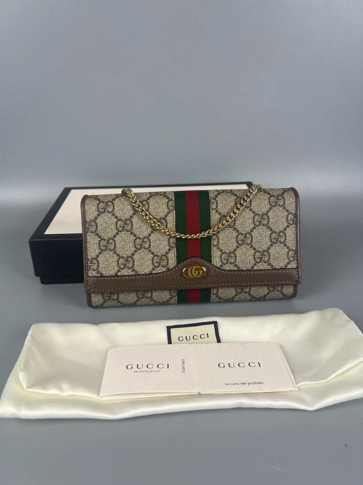 GUCCI Ophidia GG Continental Wallet