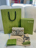 FULL SET GUCCI Dionysus GG Super Mini Slingbag