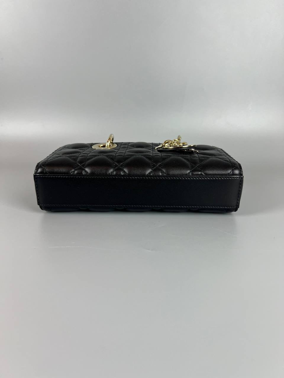 DIOR Small D-Joy Bag Black Cannage Lambskin  Handbag