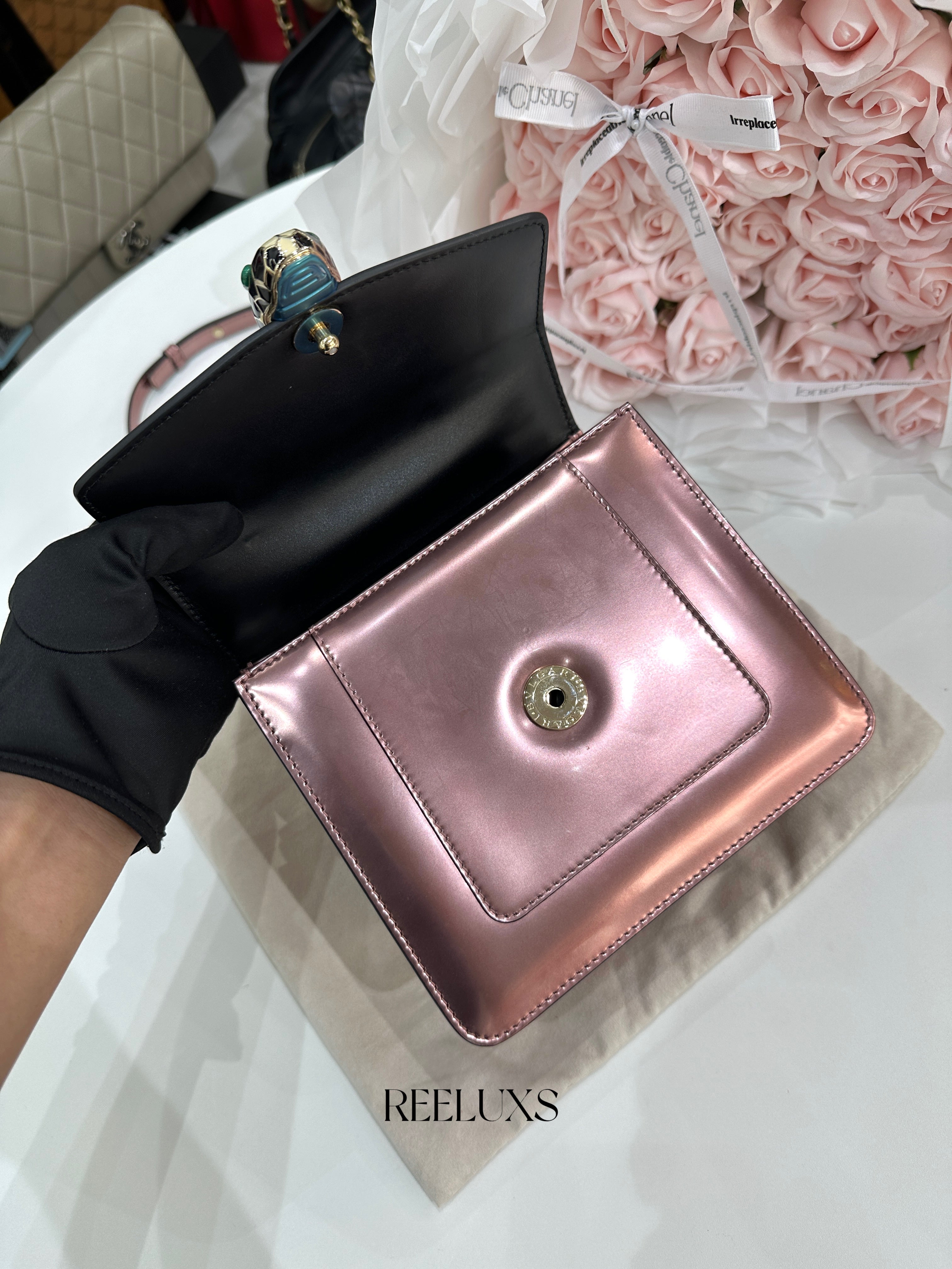 BVLGARI Serpenti Forever Top Handle Bag