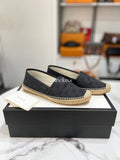 GUCCI Black  GG Supreme Canvas Espadrilles