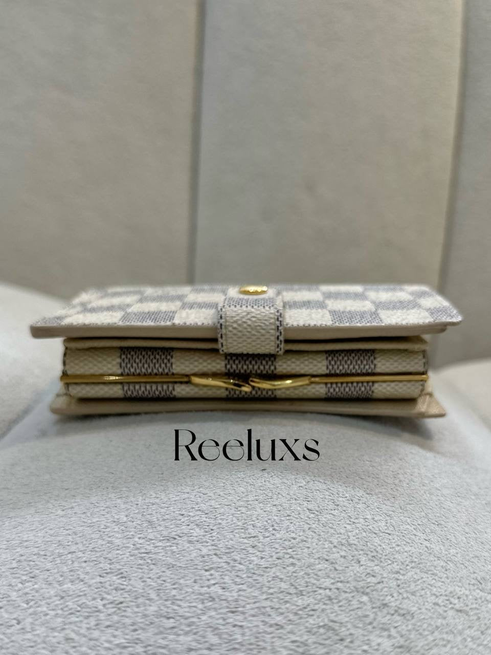 LOUIS VUITTON LV Damier Azur Agenda Cover Wallet