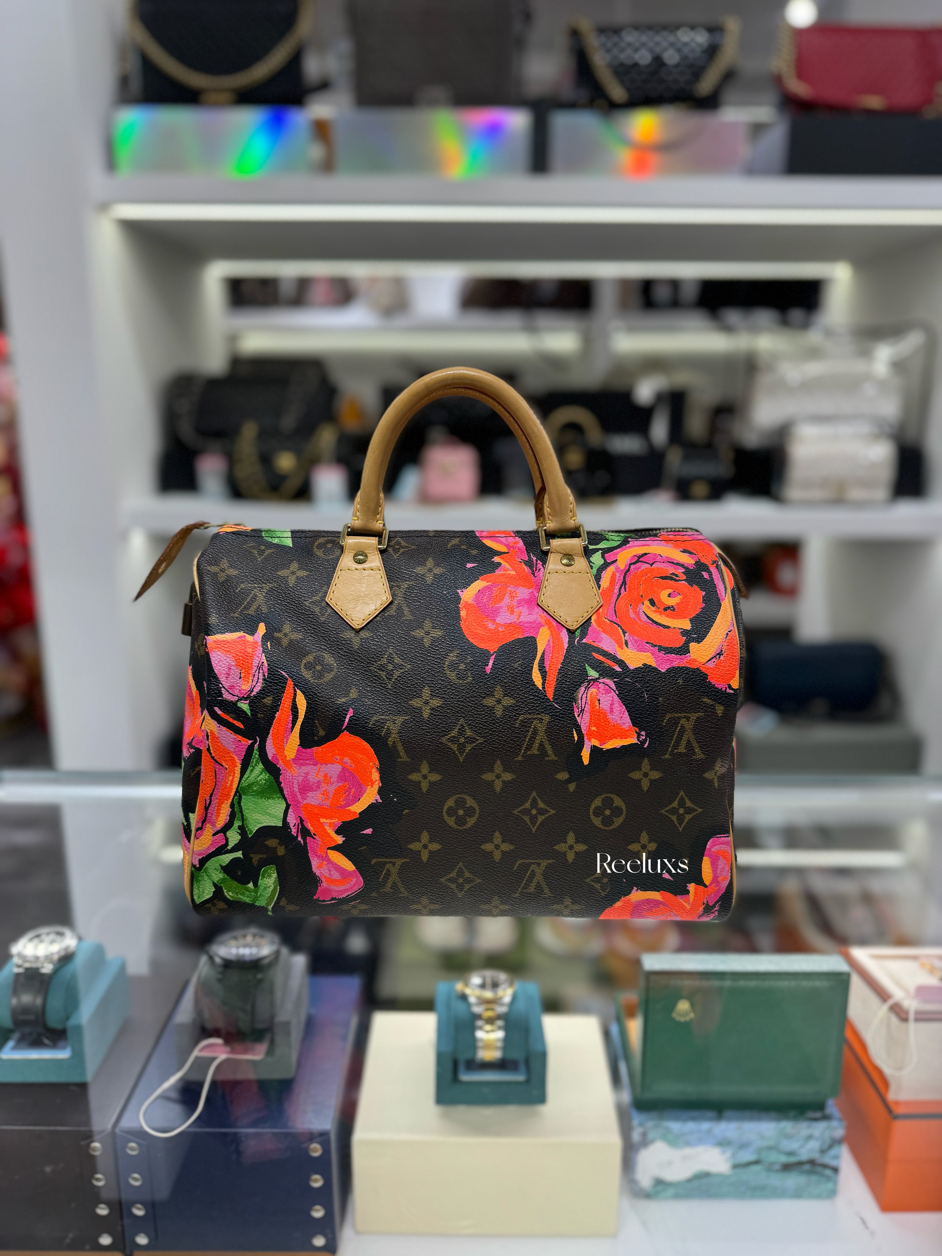 LOUIS VUITTON X Stephen Sprouse Roses Speedy 30