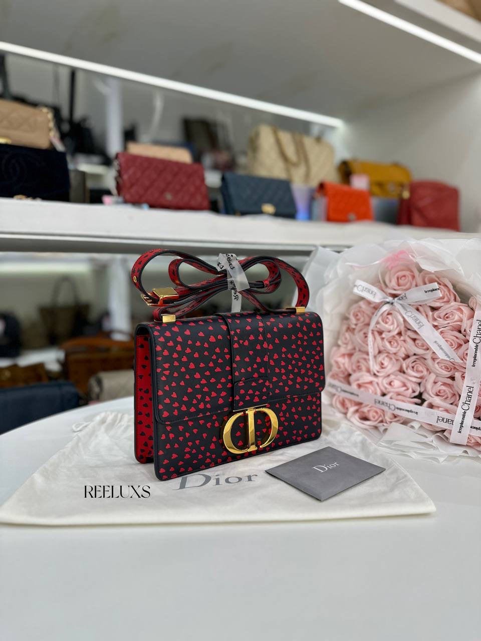 CHRISTIAN DIOR  ""I Love Paris"" 30 Montaigne Flap Bag