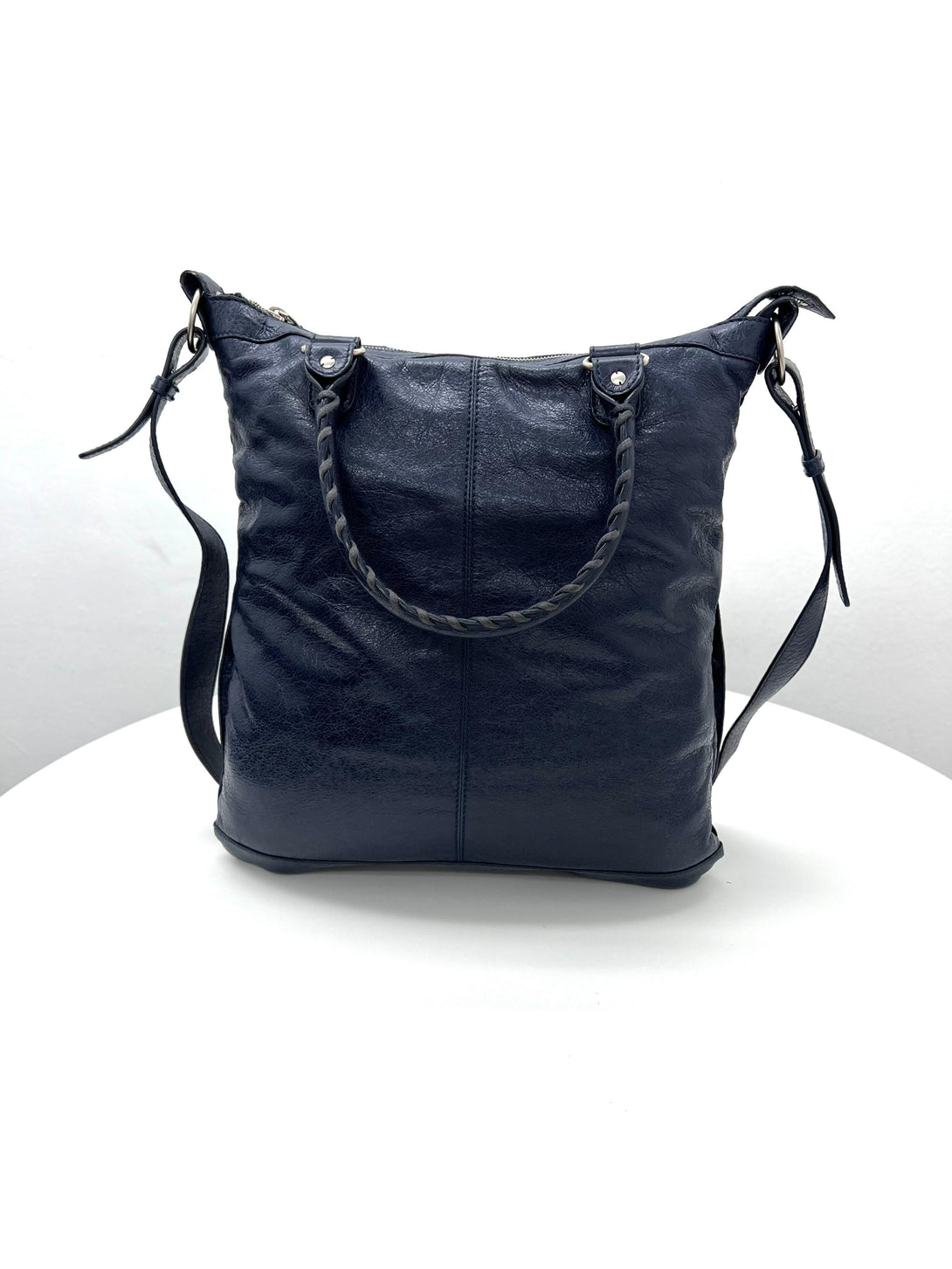 Balenciaga 2-way classic square bag Blue Obscure Lambskin leather - Reeluxs 