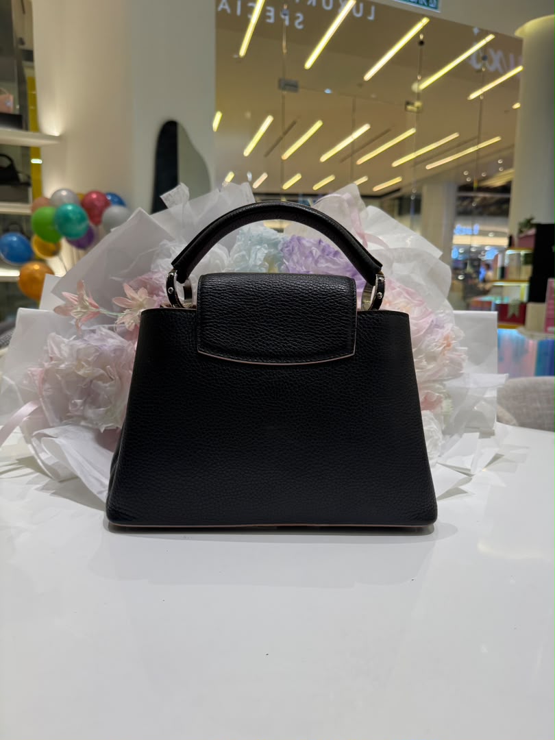 LOUIS VUITTON Taurillon Leather Capuciness Bag