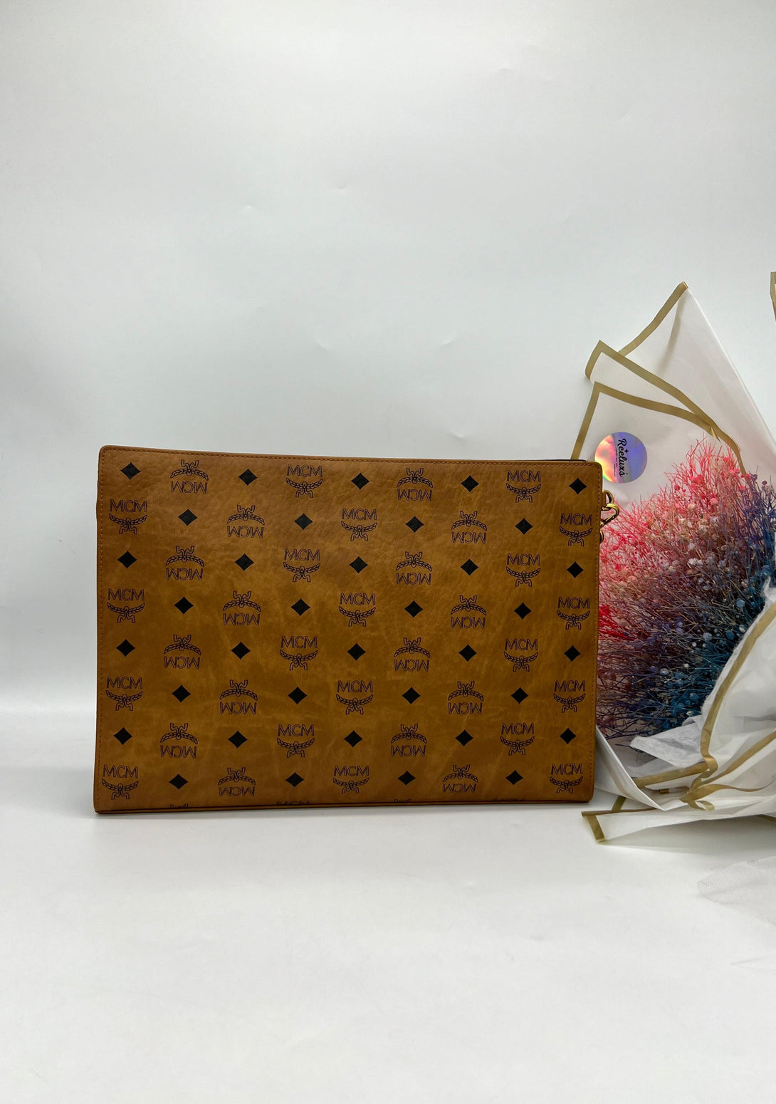 MCM Monogram Print Clutch Bag - Reeluxs 