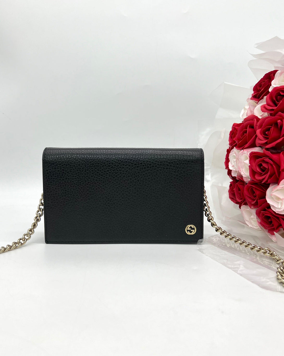 GUCCI Betty Chain Wallet Leather - Reeluxs 