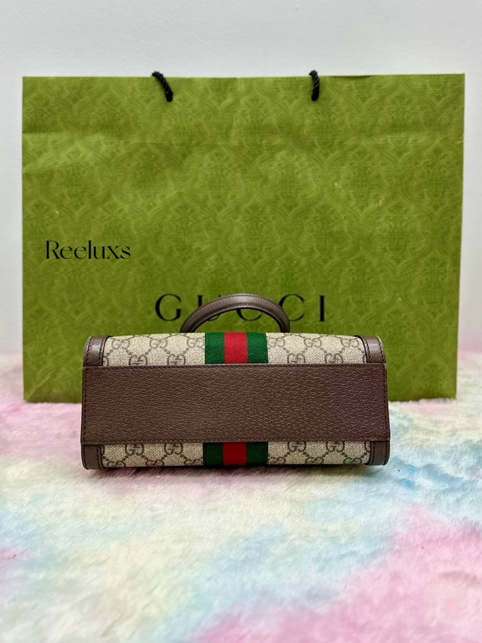 GUCCI Ophidia Small GG Tote Handbag