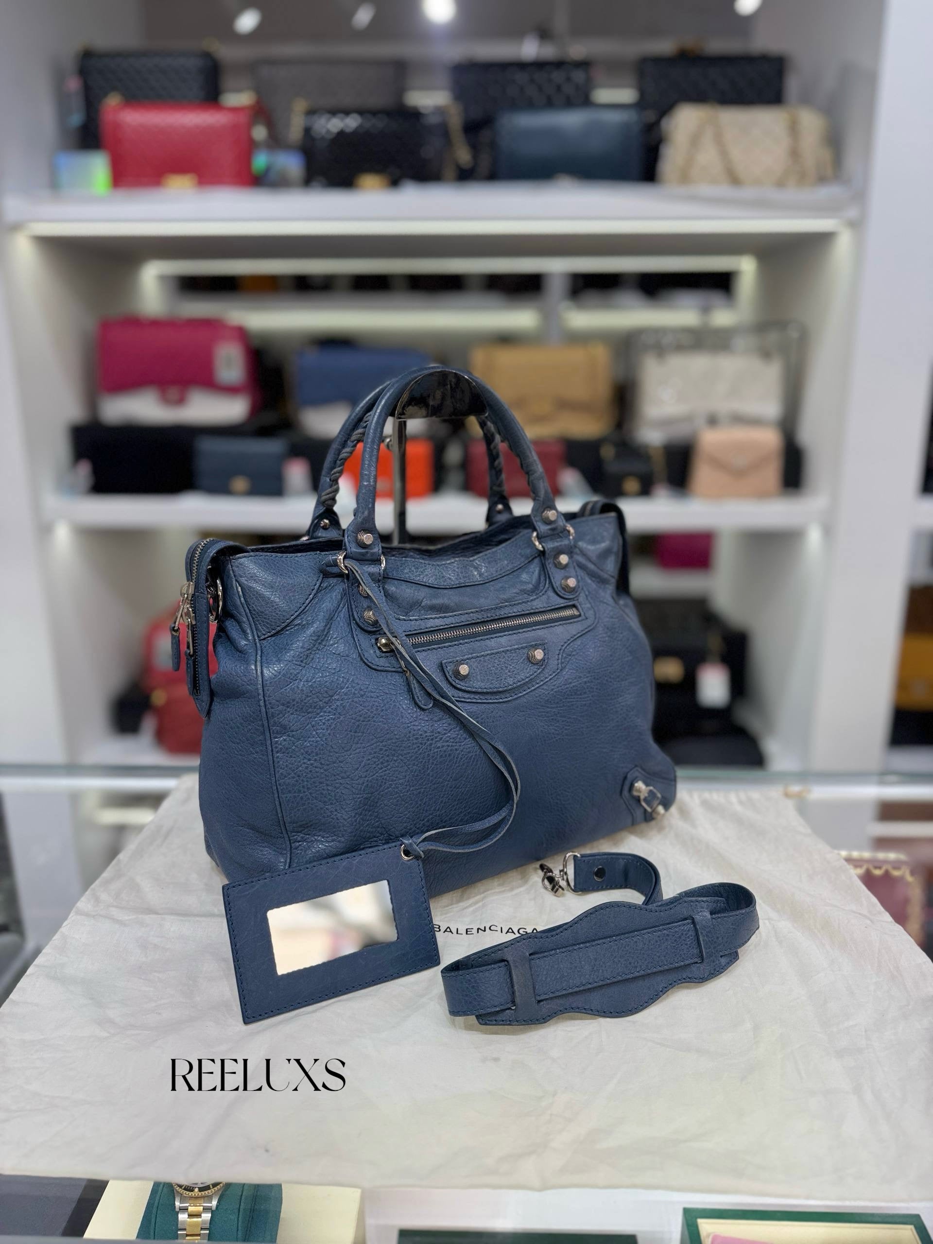 BALENCIAGA Velo bag featuring Giant 12 Silver Hardware (g12)