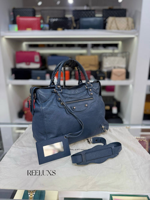 BALENCIAGA Velo bag featuring Giant 12 Silver Hardware (g12)