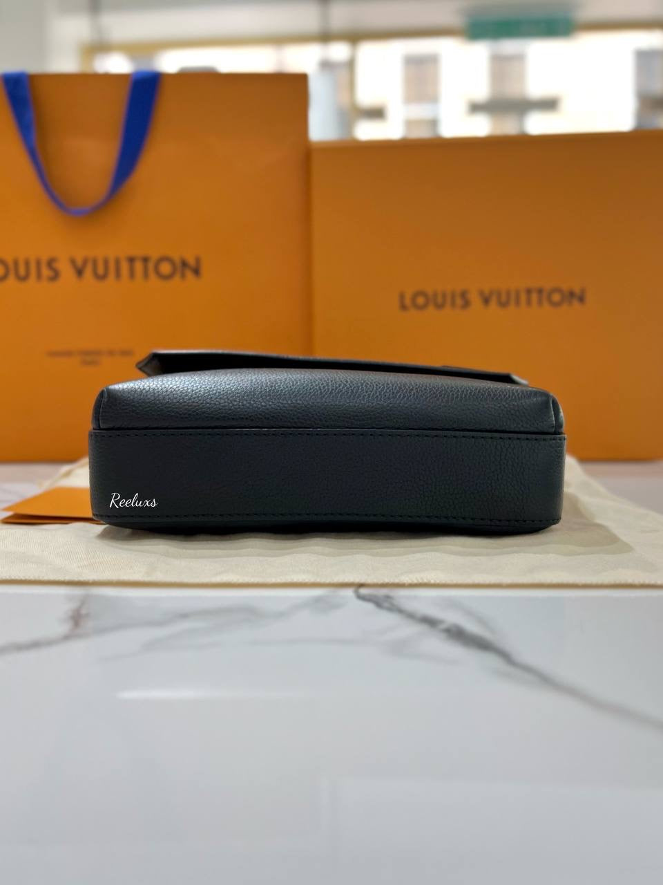 2024 FULL SET LOUIS VUITTON LV Fastline Messenger Aerogram M22482 Black Bag