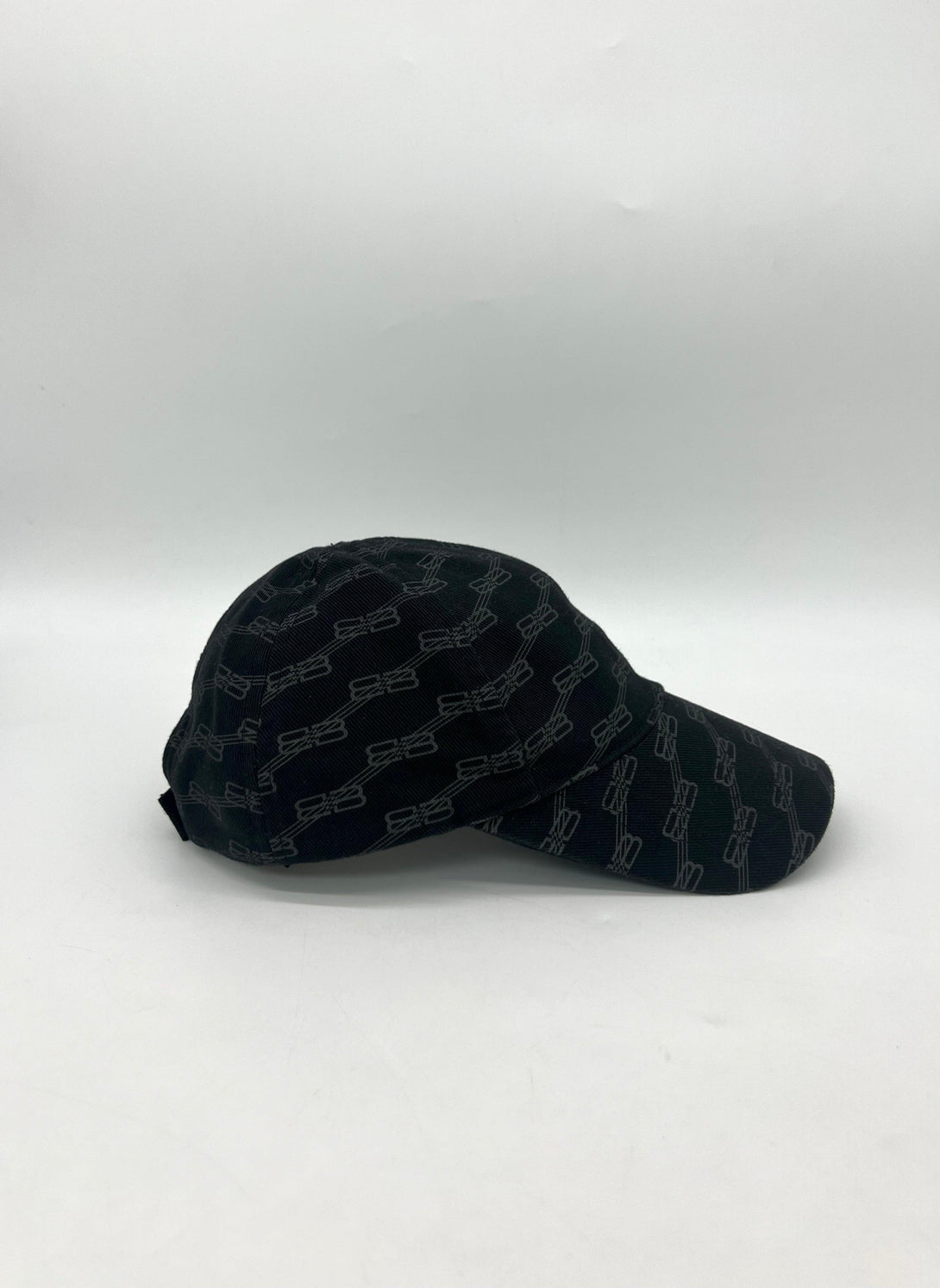 BALENCIAGA Black BB Monogram Cap - Reeluxs 