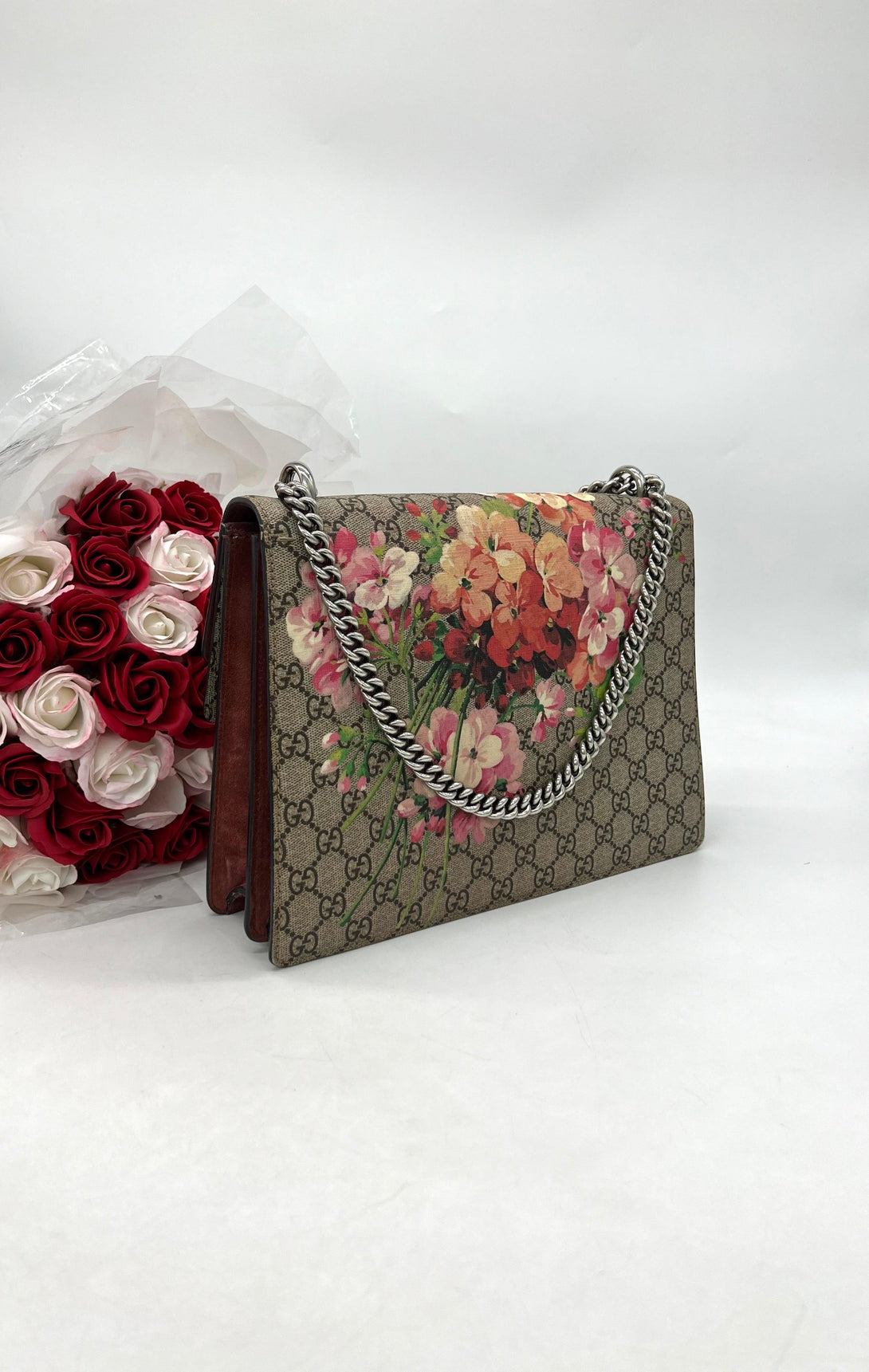 GUCCI Dionysus GG Blooms Shoulder Bag - Reeluxs 