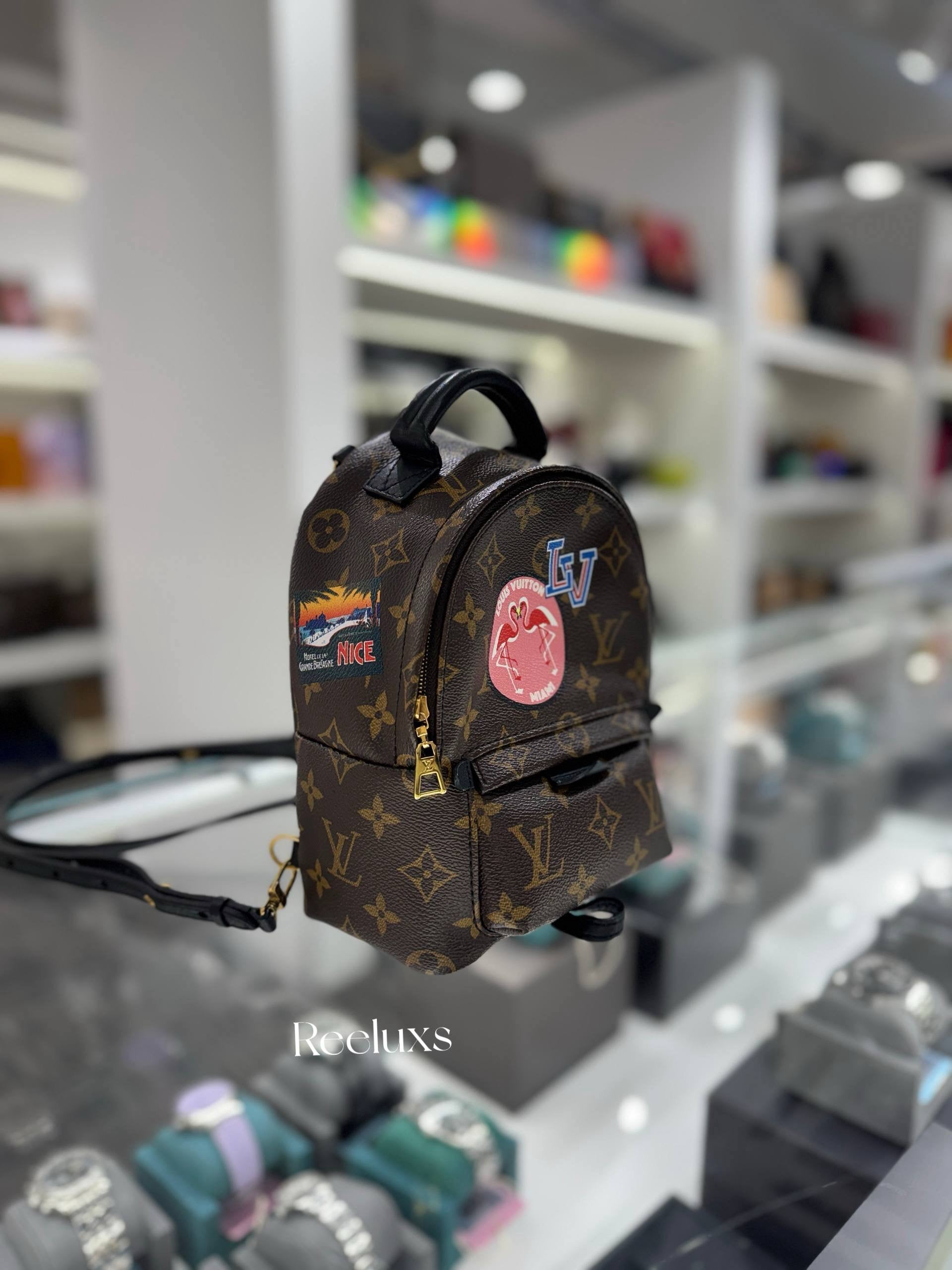 LOUIS VUITTON Monogram My World Tour Palm Springs Mini Backpack