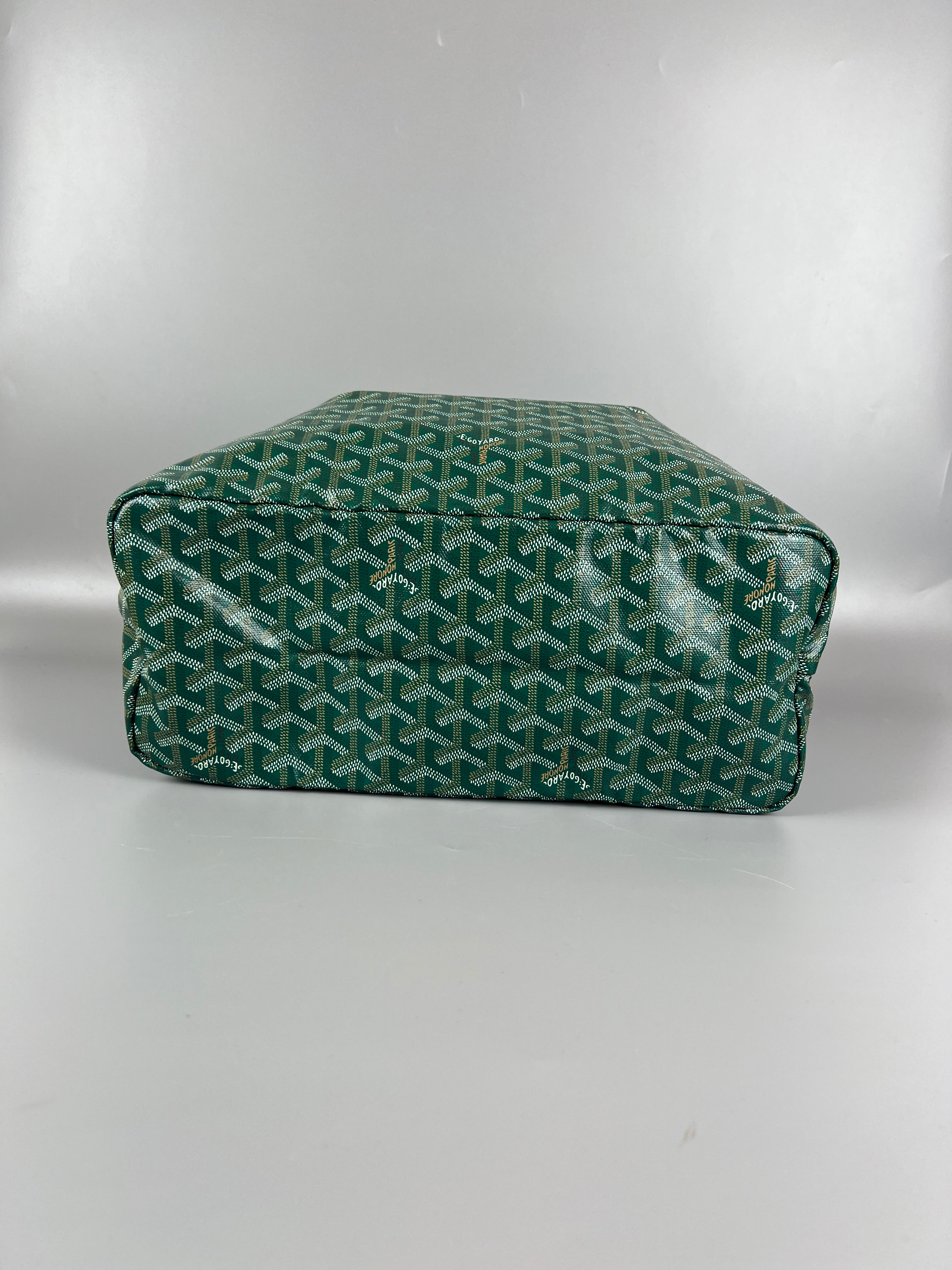 GOYARD Green Goyardini saint  Louis Pm Tote Bag